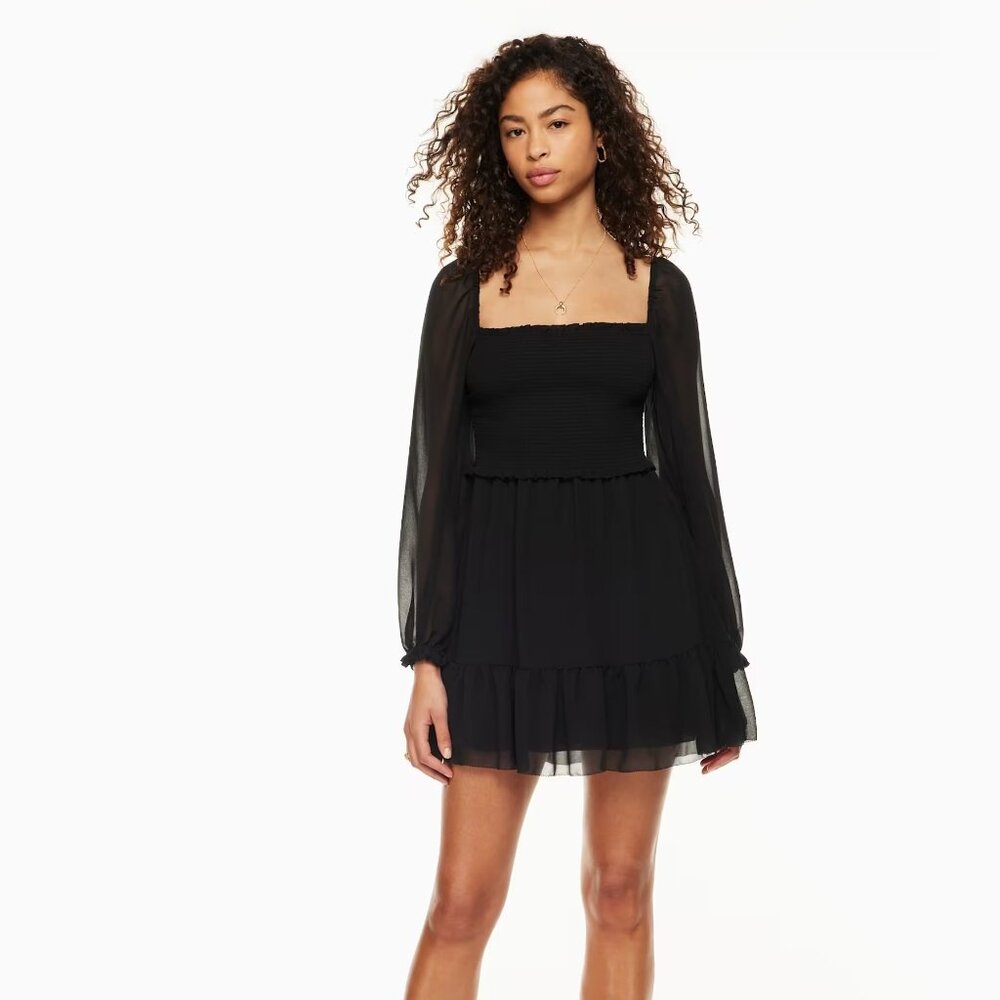 Black Aritzia Wilfred New Tempest Dress